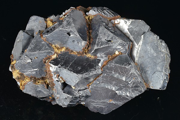Truncated Galena with Siderite inclusions