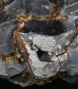 Truncated Galena with Siderite inclusions