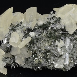 Rhombohedral Calcite, Quartz, Sphalerite