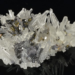 Quartz, Sphalerite, Chalcopyrite, Galena