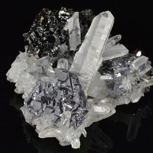 Spinel Law Twin Galena, Quartz, Sphalerite