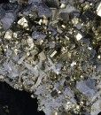 Pyrite, truncated Galena, Quartz