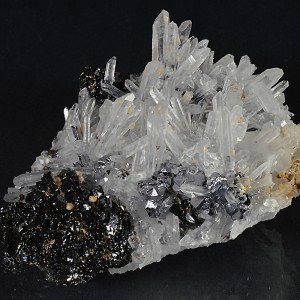 Sphalerite, Galena, Quartz, Calcite