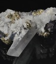 Quartz, Pyrite, Galena, Chalcopyrite