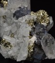 Quartz, Pyrite, Galena, Chalcopyrite
