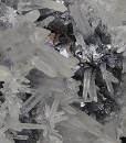 Two generations Quartz on Spinel Law Twin