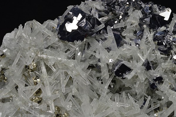 Quartz, Galena, Pyrite