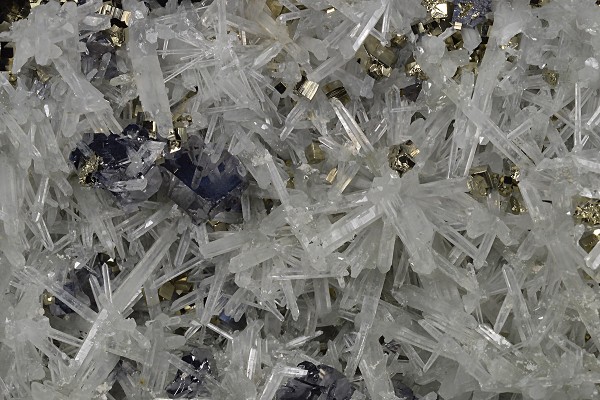 Quartz, Galena, Pyrite
