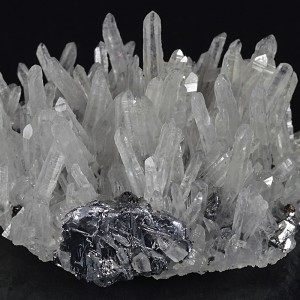 Quartz, Spinel Law Twin Galena, Sphalerite