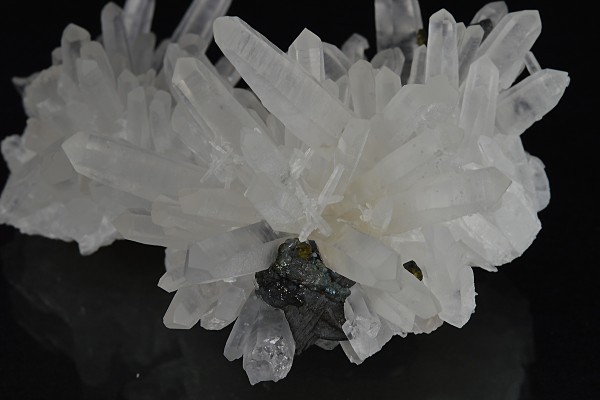 Quartz, Sphalerite, Chalcopyrite