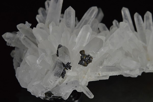 Quartz, Sphalerite, Chalcopyrite
