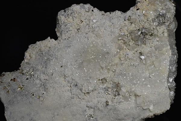 Galena on Quartz and Calcite, Pyrite