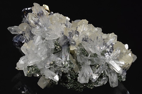 Galena, Quartz, Pyrite, Calcite, Sphalerite