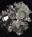 Galena, Quartz, Pyrite, Calcite, Sphalerite