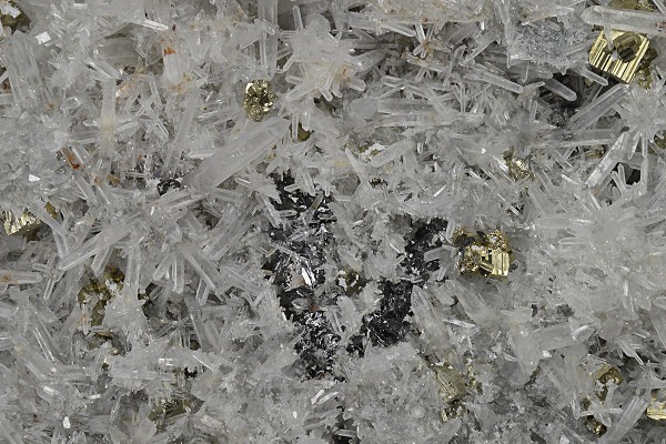 Pyrite, Quartz, Sphalerite