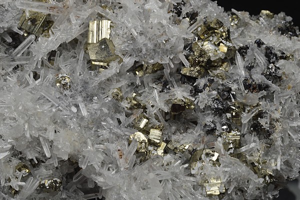 Pyrite, Quartz, Sphalerite