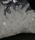 Twinned Galena on Quartz, Pyrite