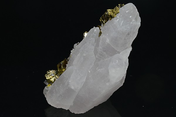 Cleiophane, Pyrite, Chalcopyrite, Galena on Quartz