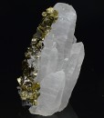 Cleiophane, Pyrite, Chalcopyrite, Galena on Quartz