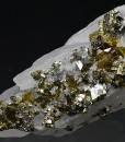 Cleiophane, Pyrite, Chalcopyrite, Galena on Quartz
