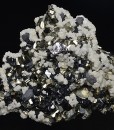 Pyrite, Sphalerite, Galena, Calcite
