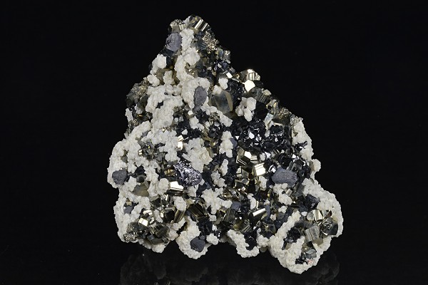 Pyrite, Sphalerite, Galena, Calcite
