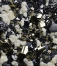 Pyrite, Sphalerite, Galena, Calcite