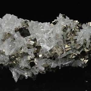 Pyrite on Quartz
