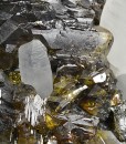 gem Sphalerite var.Cleiophane, Quartz