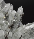 Quartz, gem Sphalerite var.Cleiophane, Chalcopyrite, Pyrite