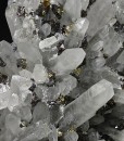 Quartz, gem Sphalerite var.Cleiophane, Chalcopyrite, Pyrite