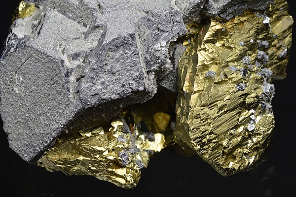 Galena on Chalcopyrite