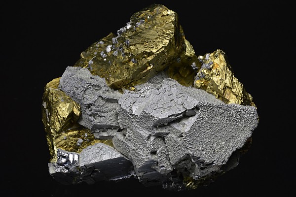 Galena on Chalcopyrite