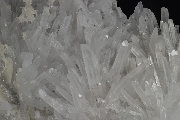 Two generations Quartz, Calcite