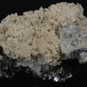 Calcite, Quartz, Galena, Sphalerite, Pyrite