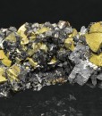 Octahedral Chalcopyrite, Sphalerite, Galena, Quartz