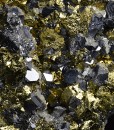 Chalcopyrite, Galena, Sphalerite, Calcite