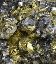 Chalcopyrite, Galena, Sphalerite, Calcite