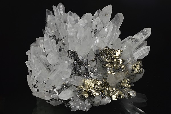 Quartz, Pyrite, Sphalerite