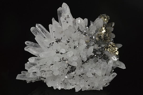 Quartz, Pyrite, Sphalerite