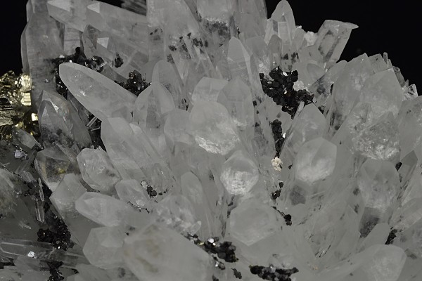 Quartz, Pyrite, Sphalerite