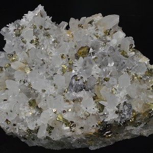 Quartz, Chalcopyrite, Pyrite, Sphalerite, Galena