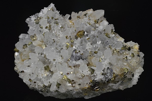 Quartz, Chalcopyrite, Pyrite, Sphalerite, Galena