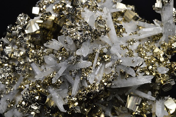 Pyrite, Quartz, Calcite