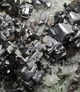 Skeletal Galena, Sphalerite, Japan Law Twin Quartz