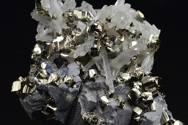 Galena, Pyrite, Quartz