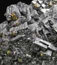 Skeletal Galena, Sphalerite, Chalcopyrite, Pyrite, Quartz