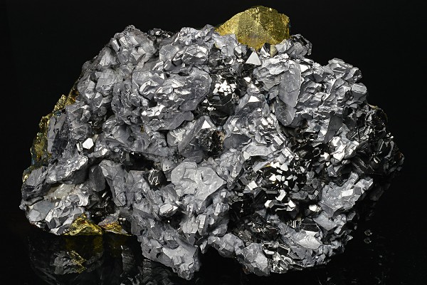 Twinned Galena, Sphalerite, Chalcopyrite, Quartz