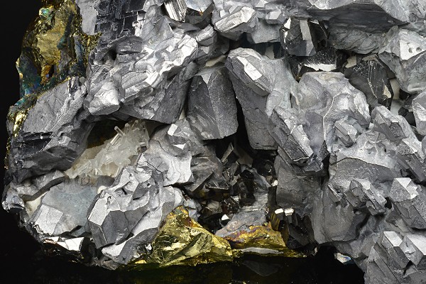 Twinned Galena, Sphalerite, Chalcopyrite, Quartz