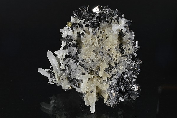 Sphalerite, Quartz, Pyrite, Galena, Chalcopyrite